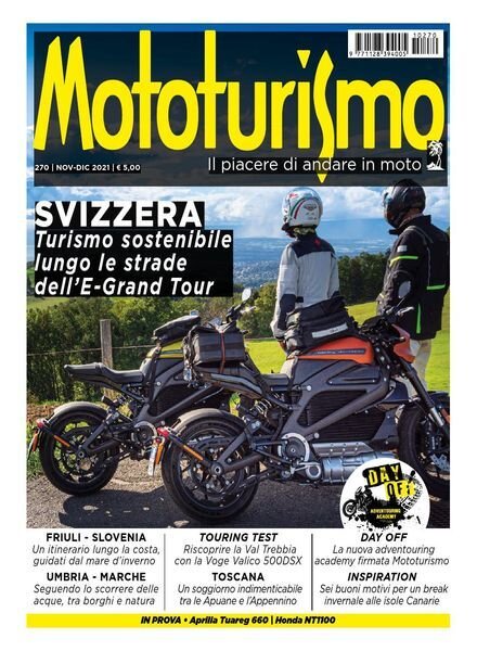 Mototurismo – Novembre-Dicembre 2021 Cover
