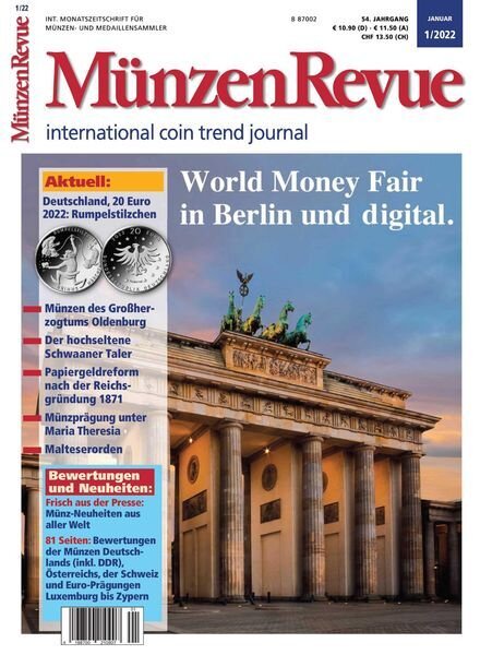 MunzenRevue – Dezember 2021 Cover