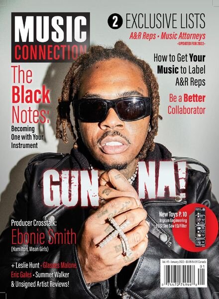 Music Connection – January 2022 Cover