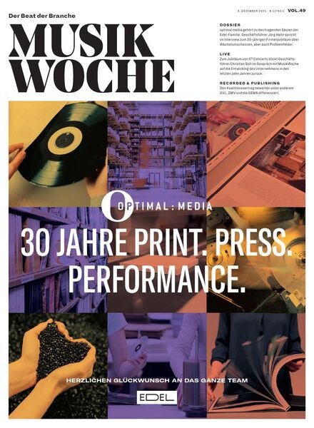 MusikWoche – 06 Dezember 2021 Cover