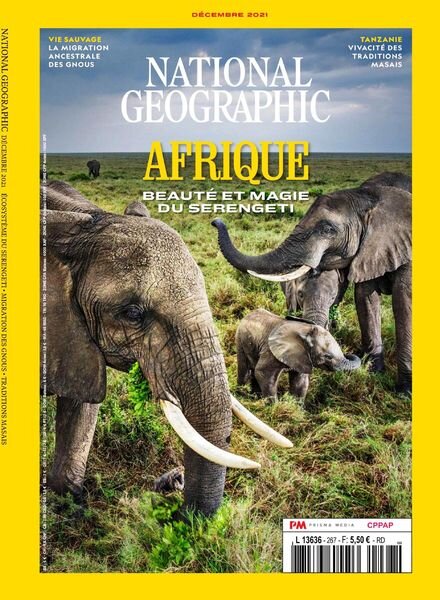 National Geographic France – Decembre 2021 Cover