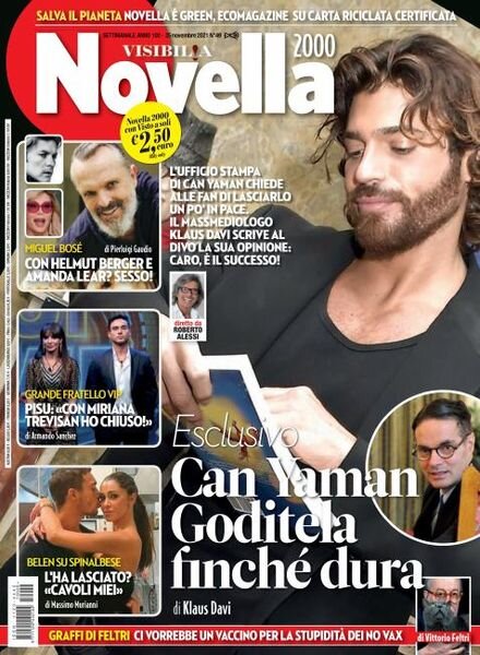 Novella 2000 – 25 novembre 2021 Cover