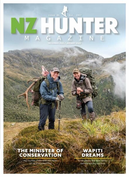 NZ Hunter – January 2022 Cover