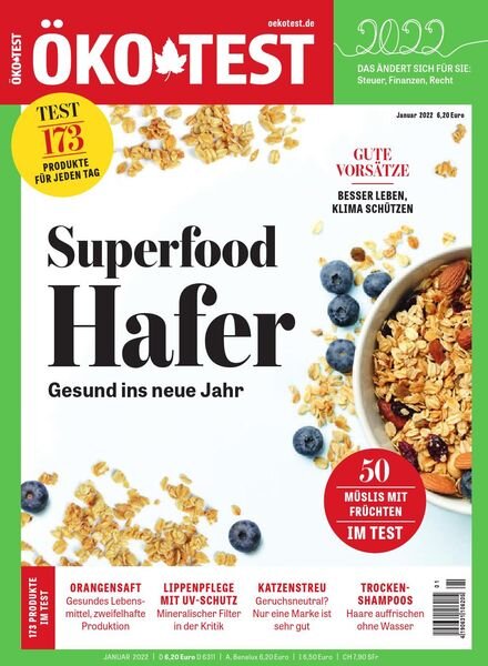 Okotest – Januar 2022 Cover