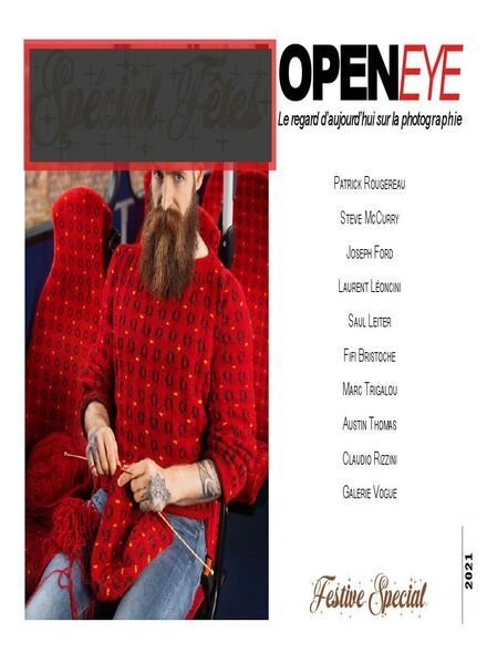 OPENEYE Magazine – Special Fetes 2021 Cover