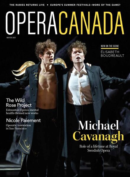 Opera Canada – December 2021 Cover