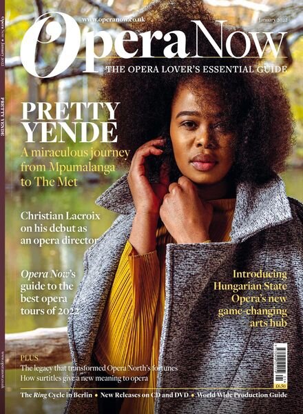 Opera Now – January 2022 Cover