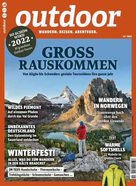 outdoor – Dezember 2021 Cover