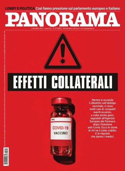 Panorama Italia – 01 dicembre 2021 Cover