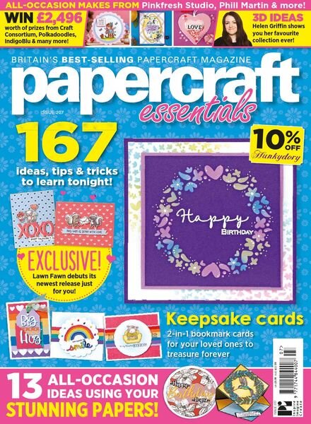Papercraft Essentials – Issue 207 – December 2021 Cover