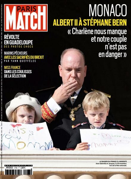 Paris Match – 25 novembre 2021 Cover