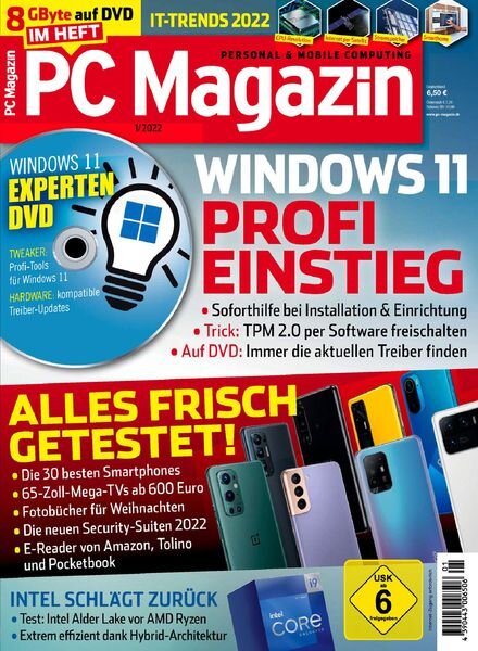 PC Magazin – Januar 2022 Cover