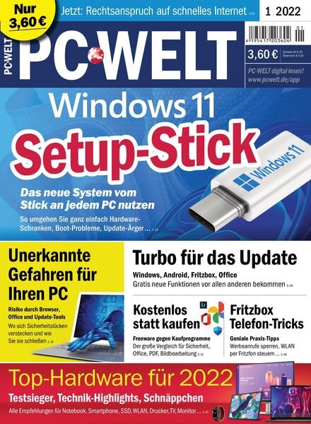 PC Welt – Januar 2022 Cover