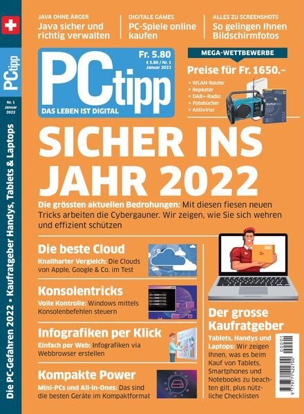PCtipp – Januar 2022 Cover