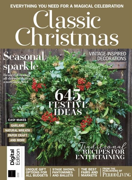 Period Living – Classic Christmas – December 2021 Cover