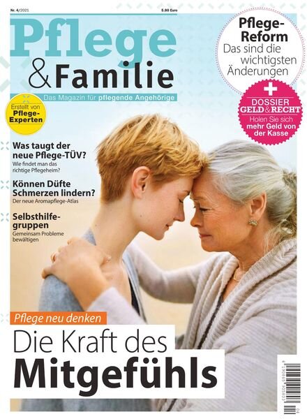 Pflege und Familie – Dezember 2021 Cover