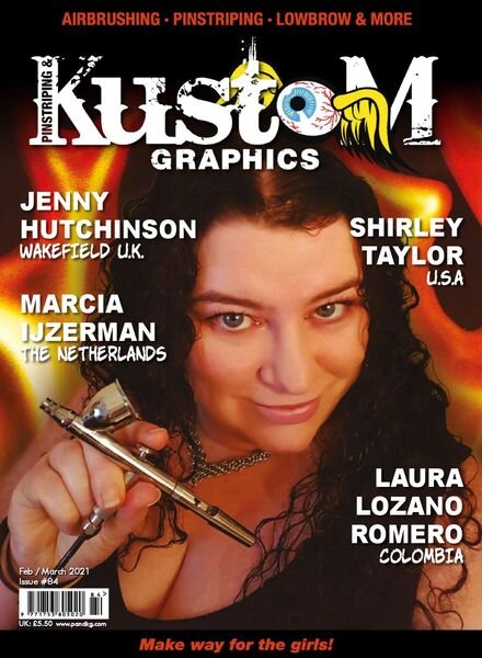 Pinstriping & Kustom Graphics – February-March 2021 Cover