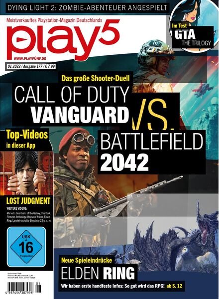 Play5 – Januar 2022 Cover