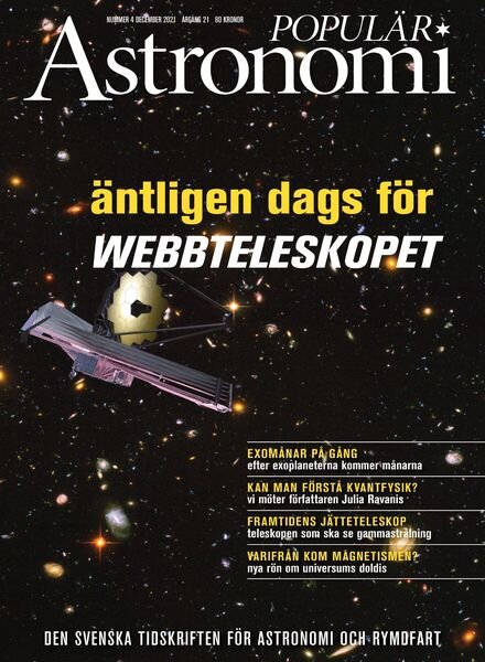 Popular Astronomi – december 2021 Cover