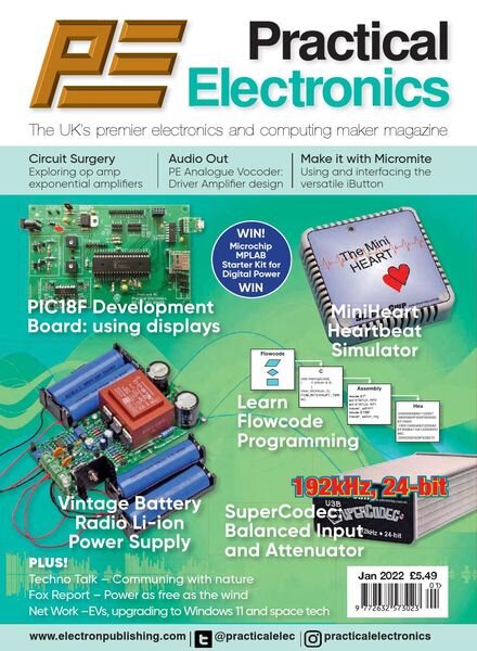 Practical Electronics – January 2022 Cover