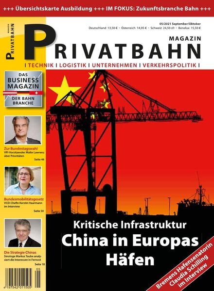 Privatbahn Magazin – September-Oktober 2021 Cover