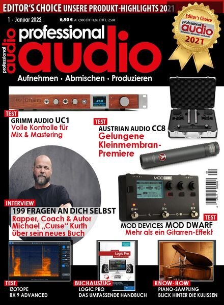 Professional Audio – Januar 2022 Cover