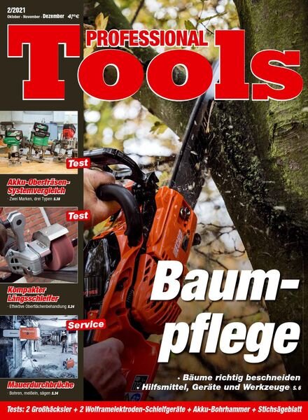 Professional Tools – Oktober-Dezember 2021 Cover
