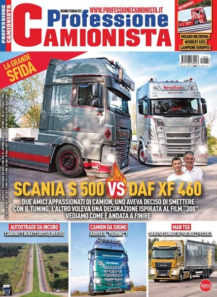 Professione Camionista – gennaio 2022 Cover