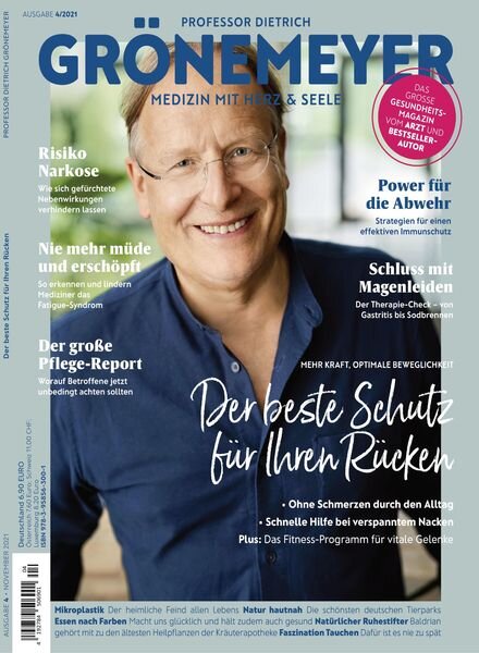 Professor Dietrich GrOnemeyer – 19 November 2021 Cover