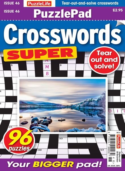 PuzzleLife PuzzlePad Crosswords Super – 02 December 2021 Cover
