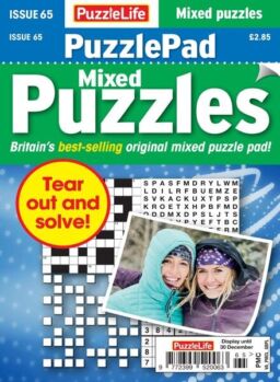 PuzzleLife PuzzlePad Puzzles – 02 December 2021