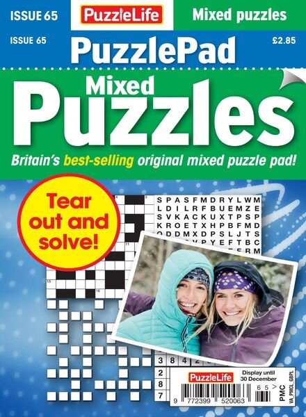 PuzzleLife PuzzlePad Puzzles – 02 December 2021 Cover