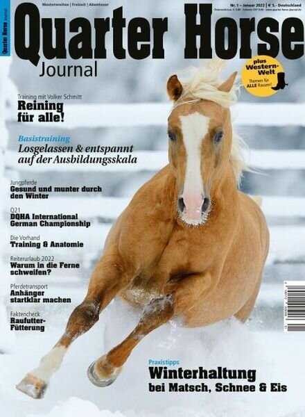 Quarter Horse Journal – Dezember 2021 Cover