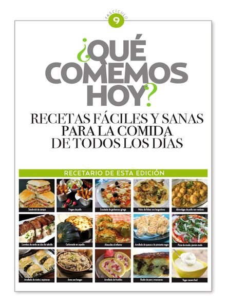 Que comemos hoy – noviembre 2021 Cover