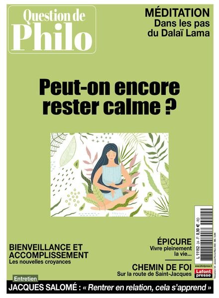 Question de Philo – Janvier-Mars 2022 Cover