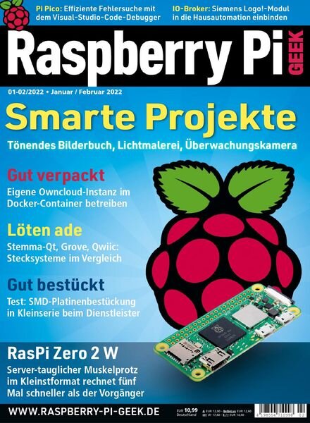 Raspberry Pi Geek – Januar 2022 Cover