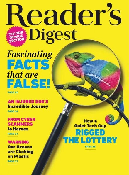 Reader’s Digest Asia – October 2019 Cover