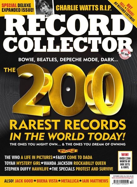 Record Collector – Issue 523 – October 2021 Cover
