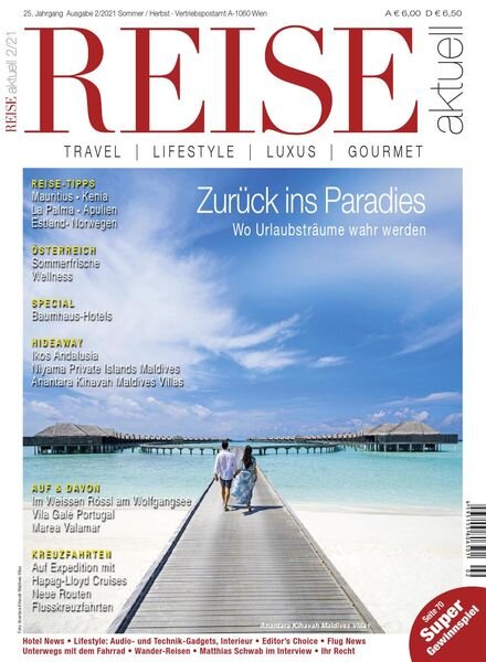 Reise-Aktuell – Sommer-Herbst 2021 Cover