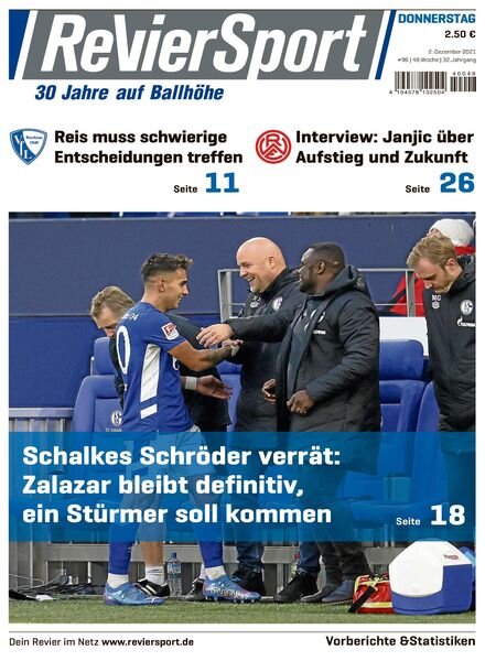 RevierSport – 02 Dezember 2021 Cover