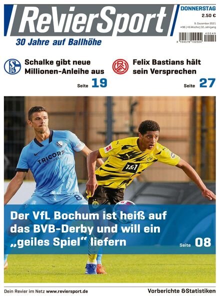 RevierSport – 09 Dezember 2021 Cover