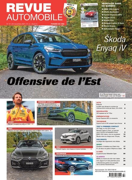Revue Automobile – 25 novembre 2021 Cover