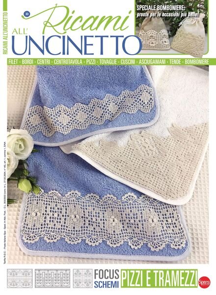 Ricami all’Uncinetto – marzo 2021 Cover