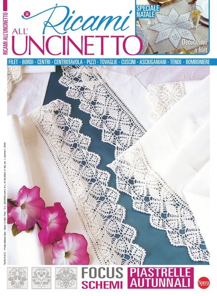 Ricami all’Uncinetto – settembre 2021 Cover