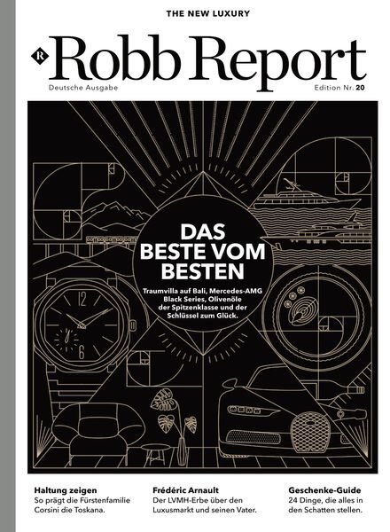Robb Report Germany – November 2020 Cover