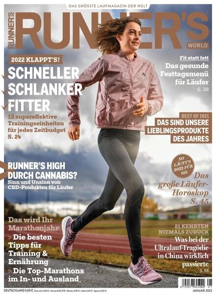 Runner’s World Germany – Januar 2022 Cover