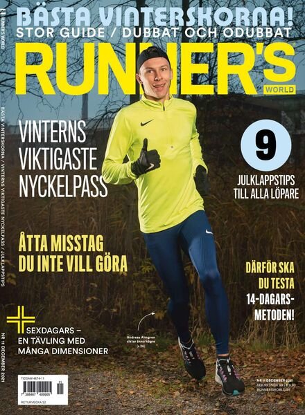 Runner’s World Sverige – december 2021 Cover