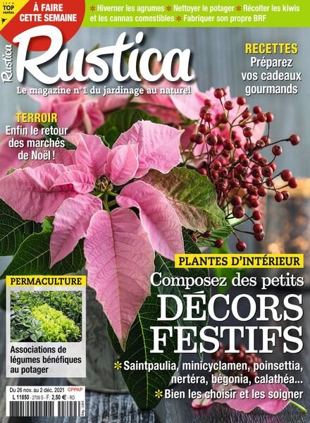 Rustica – 26 Novembre 2021 Cover