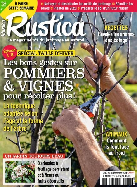 Rustica – 3 Decembre 2021 Cover