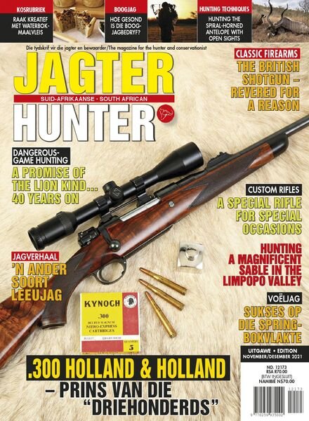 SA Hunter-Jagter – November 2021 Cover